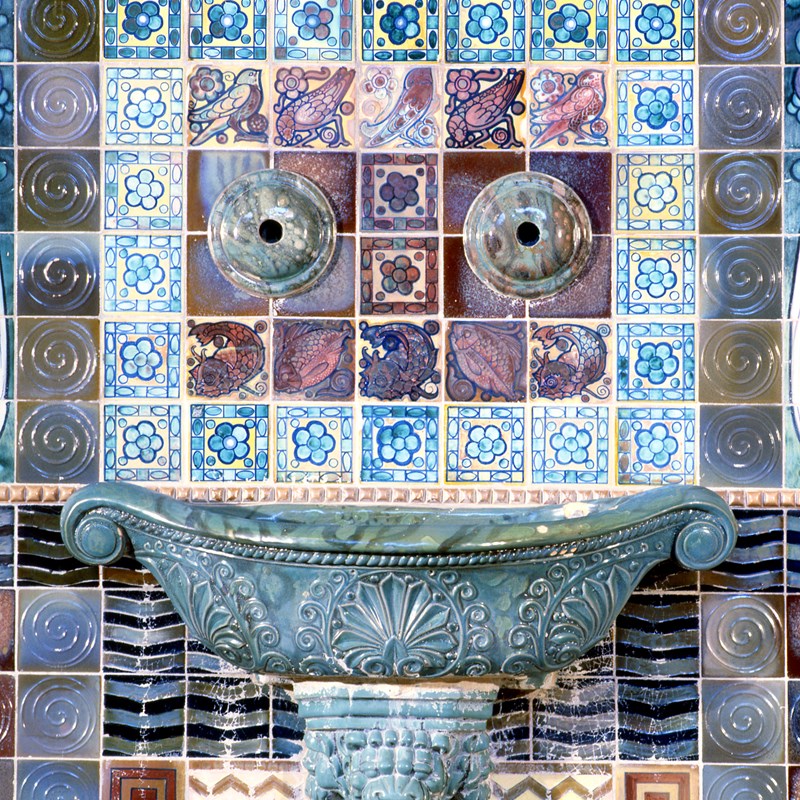 Chini ceramics at the Tamerici Thermal Baths